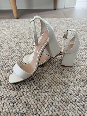 Aldo Block Heel Ankle-Strap Sandals